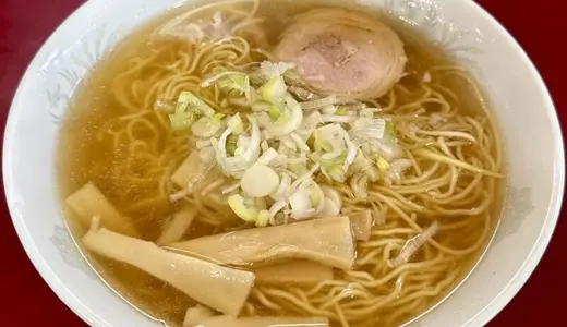 蓬来軒(ほうらいけん)＠新潟県新潟市中央区上大川前通にてらーめんをオーダー！屋台として創業したご当地・新潟あっさり醤油ラーメンの老舗の銘店♪