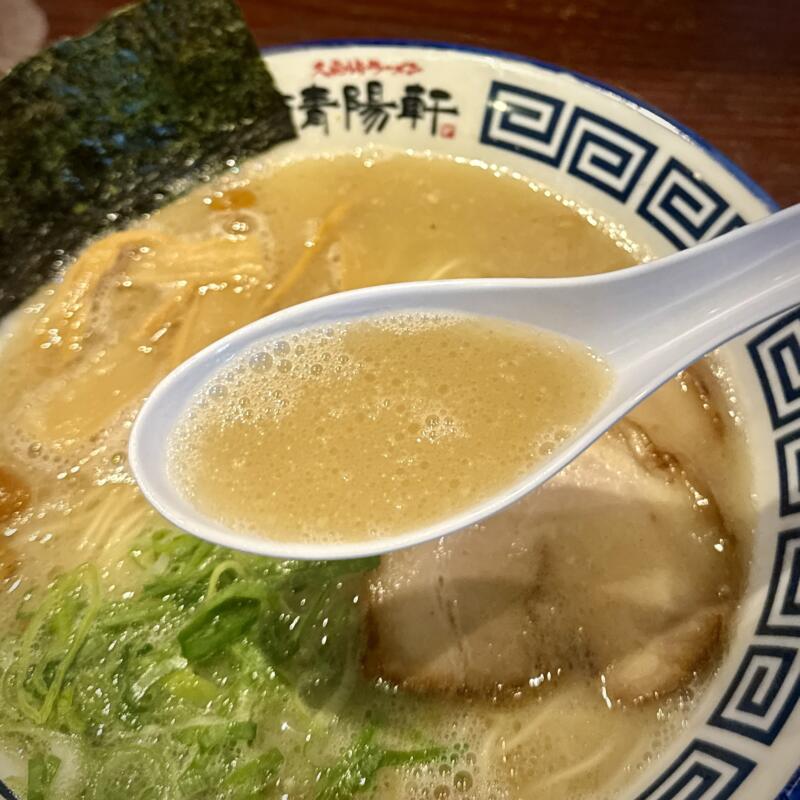 久留米ラーメン清陽軒 諏訪野町本店 福岡県久留米市諏訪野町 屋台仕込みラーメン 豚骨ラーメン スープ