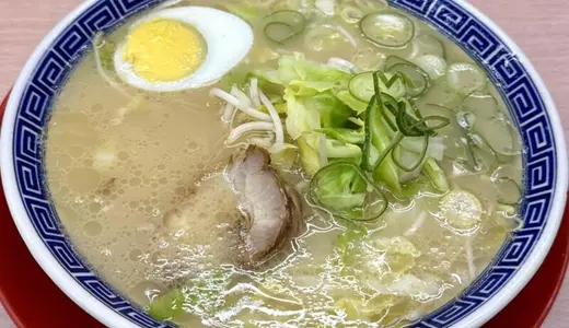 拉麺男(ラーメンマン)＠宮崎県宮崎市村角町坪平にてあっさりトンコツをオーダー！宮崎屈指の実力店で食べる至福の朝ラーに大満足♪