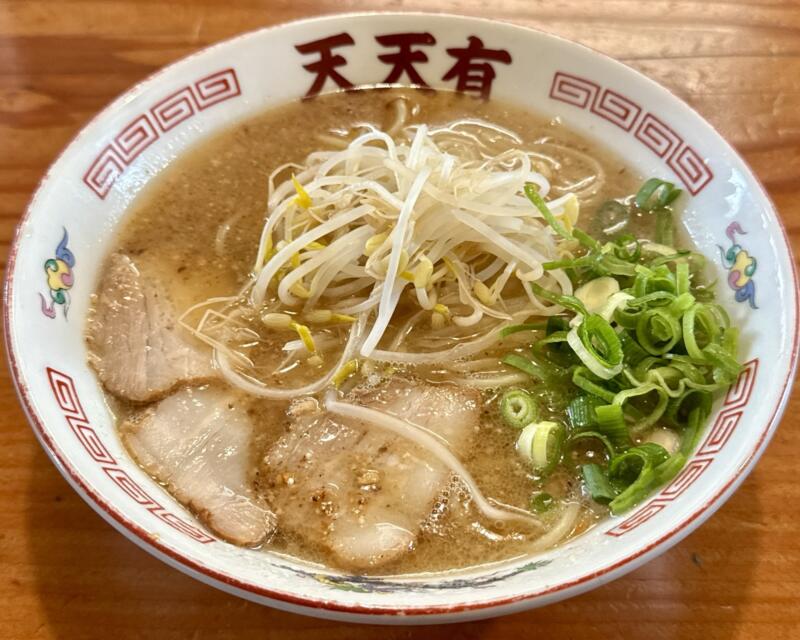 らーめん 天天有 てんてんゆう 鹿児島県姶良市加治木町本町 らーめん 中 豚骨ラーメン 鹿児島ラーメン
