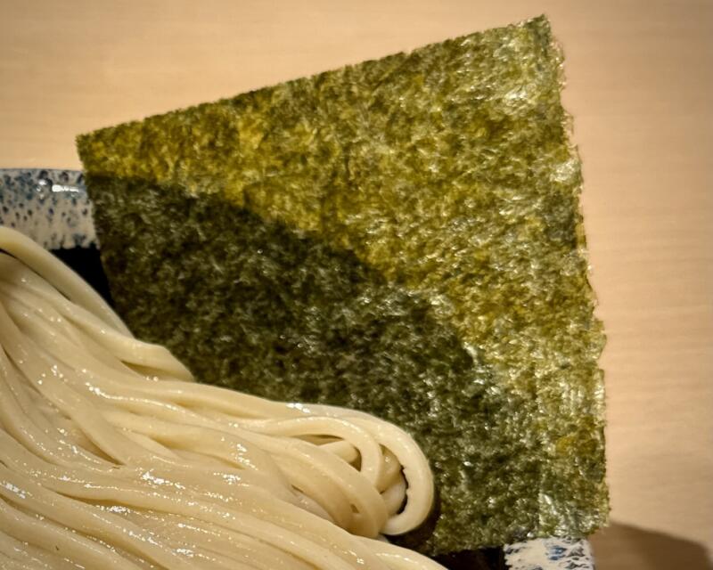 麺屋ぶしがみ 岩手県花巻市下小舟渡 インディー花巻 INDY500花巻敷地内 節つけ麺 濃厚豚骨魚介系つけめん 具 海苔