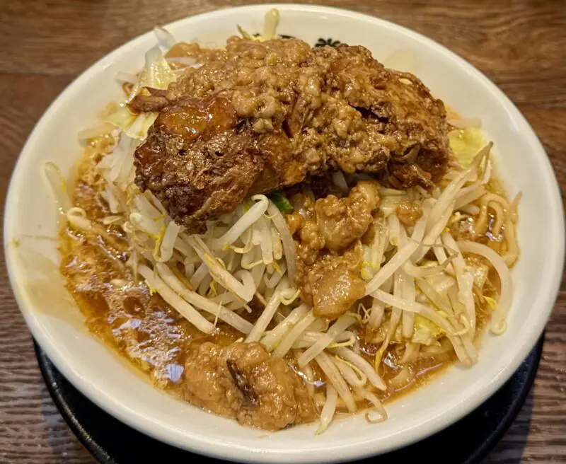 純米濃厚味噌ラーメン かぐら堂 秋田県秋田市仁井田新田 コーエーフーズ 味噌二郎 ラーメン二郎インスパイア 味噌ラーメン 野菜増し 脂増し