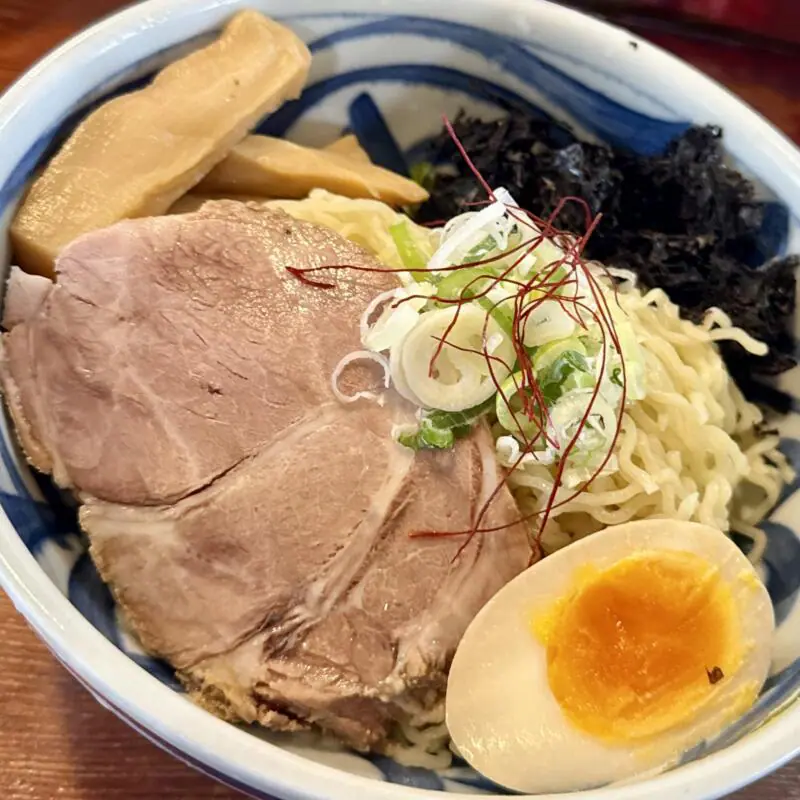 麺屋 十郎兵衛 じゅろへえ 秋田県大仙市上栄町 朝ラーメン 朝ラー 朝つけ麺 濃厚豚骨魚介系つけめん 具