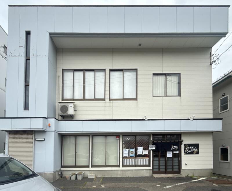 麺屋 Sasaki ささき 千代菊跡地 秋田県由利本荘市水林 外観