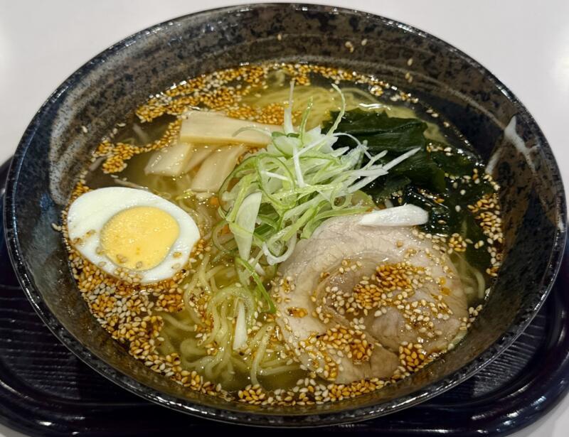 とら吉 秋田県大仙市和合 イオンモール大曲1F フードコート 塩らーめん ピリ辛塩 ピリ辛塩ラーメン