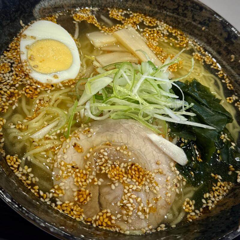 とら吉 秋田県大仙市和合 イオンモール大曲1F フードコート 塩らーめん ピリ辛塩 ピリ辛塩ラーメン 具