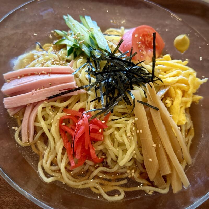 レストラン 花の杜 秋田県湯沢市山田 雄勝中央病院内 食堂 食事処 冷やし中華 具