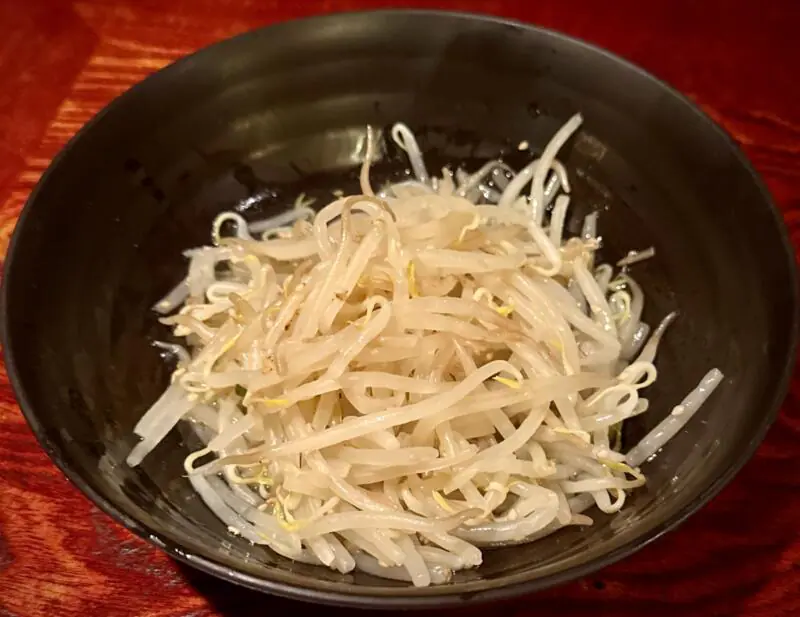 ラーメン のぶ アンバサダーハウス ノヴ 山形県酒田市中町 もやしつまみ モヤシ