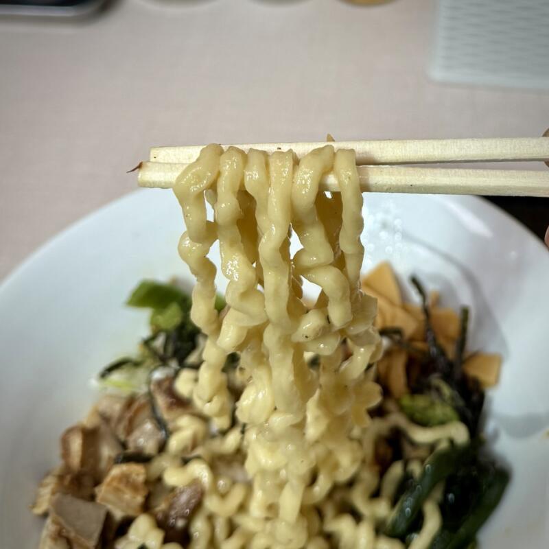 麺屋酒田 in みなと 山形県酒田市船場町 船麺 小 納豆 マヨネーズ 辛味噌 ワカメスープ付き 自家製麺