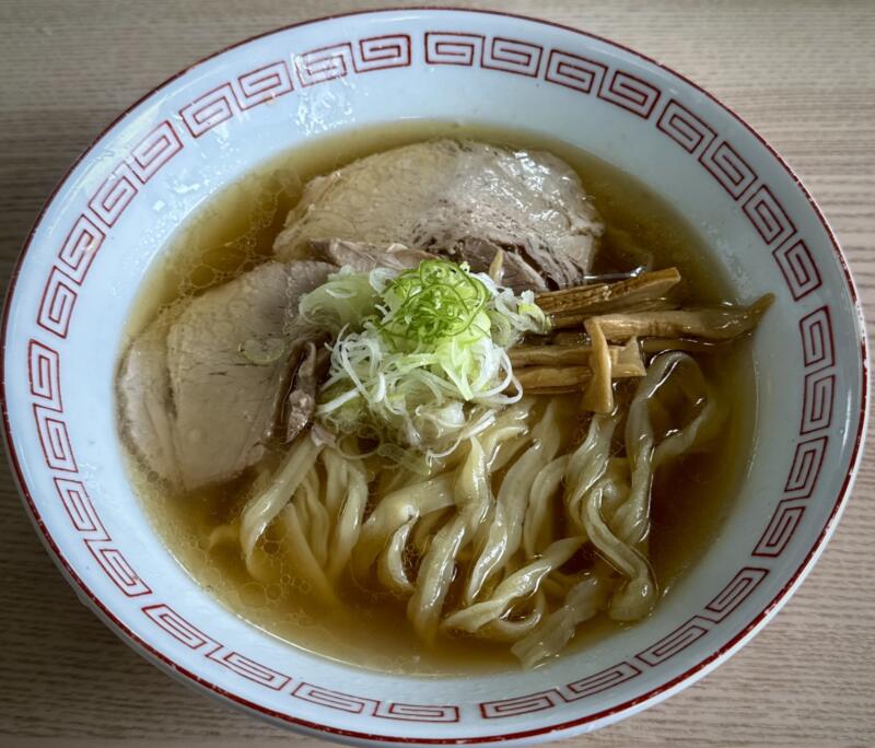 中華そば ﻿琴の こんの 山形県鶴岡市羽黒町黒瀬 塩中華そば 麺半分 ミニ塩ラーメン