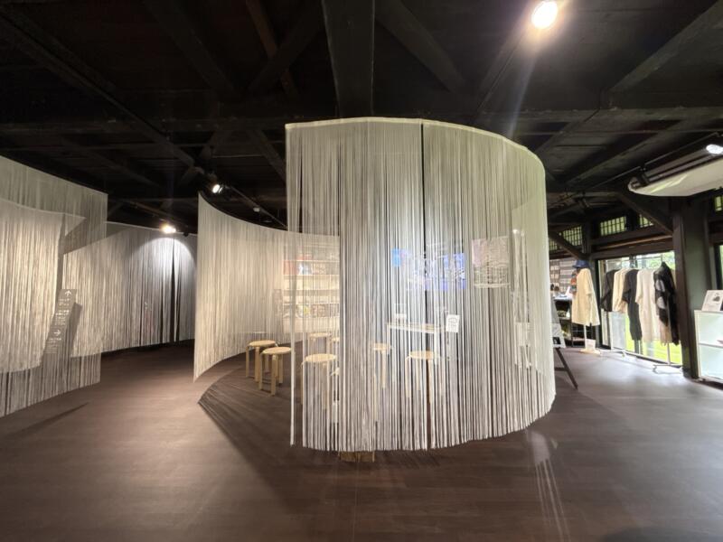 シルクミライ館 ⼭形県鶴岡市羽黒町松ヶ岡 館内