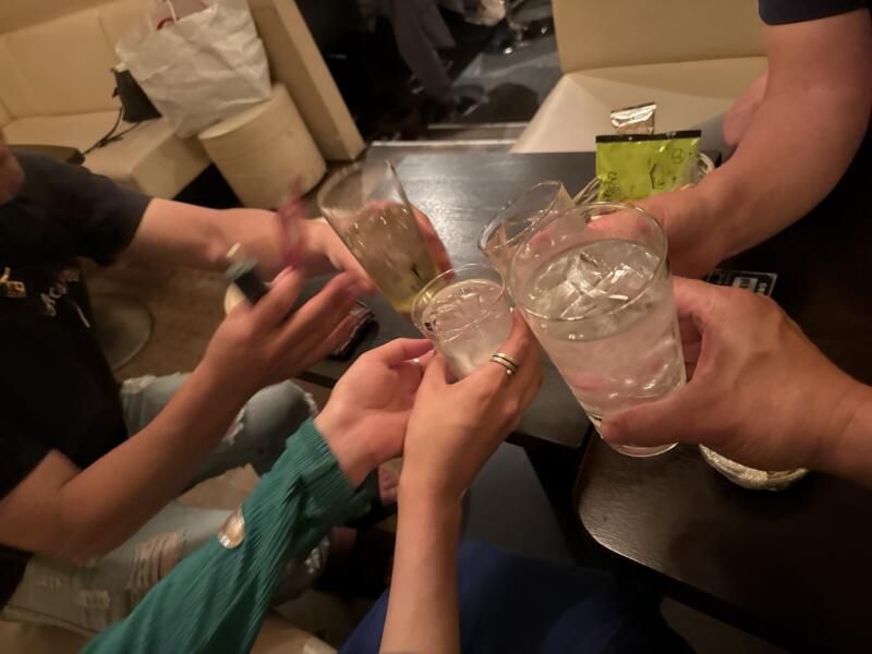Snack Cute スナック キュート 秋田県由利本荘市裏尾崎町 焼酎水割り 乾杯