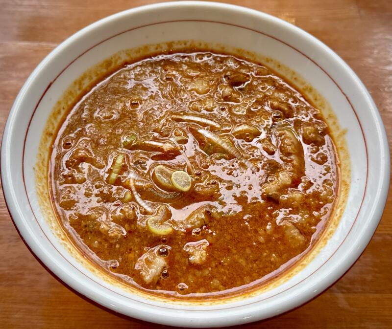 拉麺ろはん 宮城県柴田郡大河原町 辛味噌のつけ麺 つけ汁 スープ
