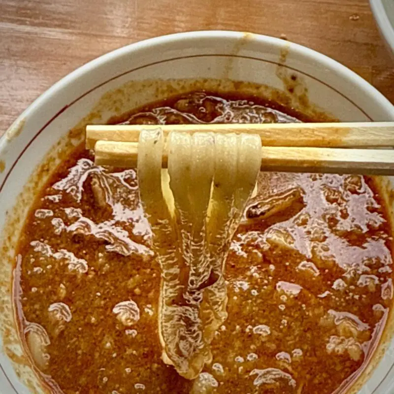 拉麺ろはん 宮城県柴田郡大河原町 辛味噌のつけ麺 荒ぶる自家製麺 自家製粉