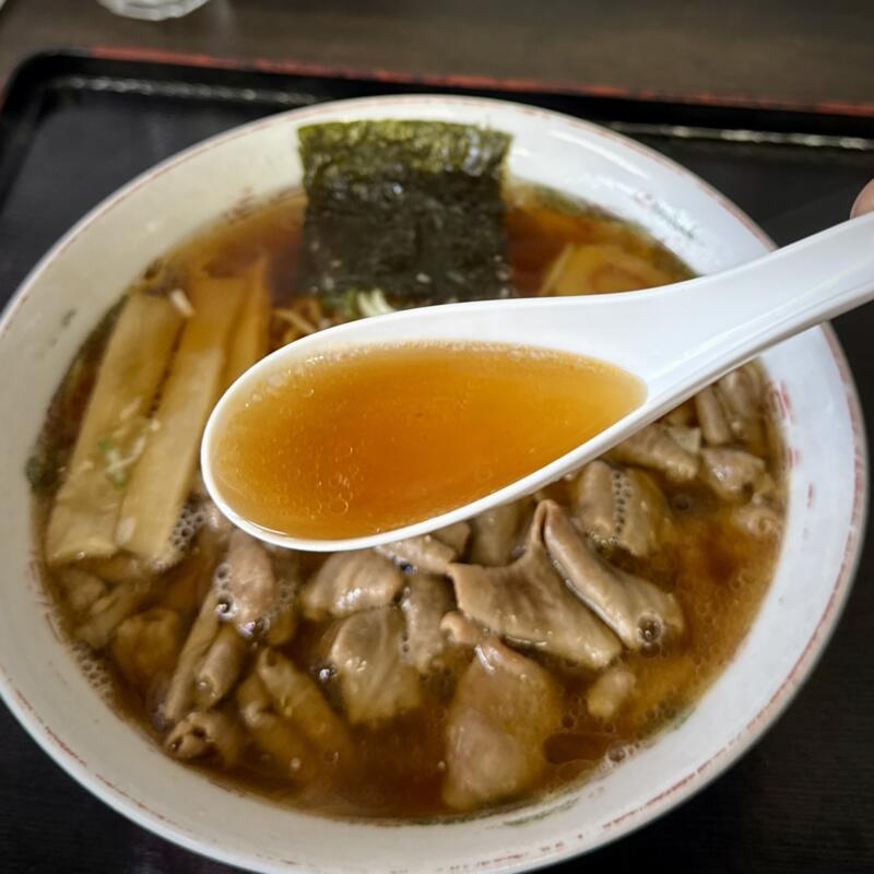 大衆食堂 中華そば たんぼめへ 山形県新庄市五日町 ホルモンラーメン 醤油ラーメン スープ