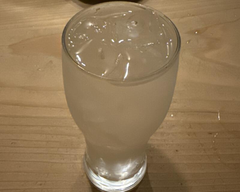 焼鳥 すがい 新潟県新潟市中央区南万代町 中々の水割り 麦焼酎