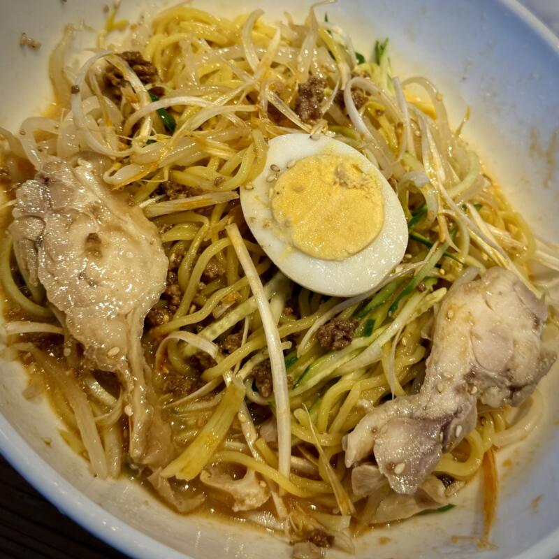 桜木屋 大曲店 秋田県大仙市戸蒔錨 イーストモール大曲内 夏期限定 冷し担々麺 冷たいラーメン 混ぜる