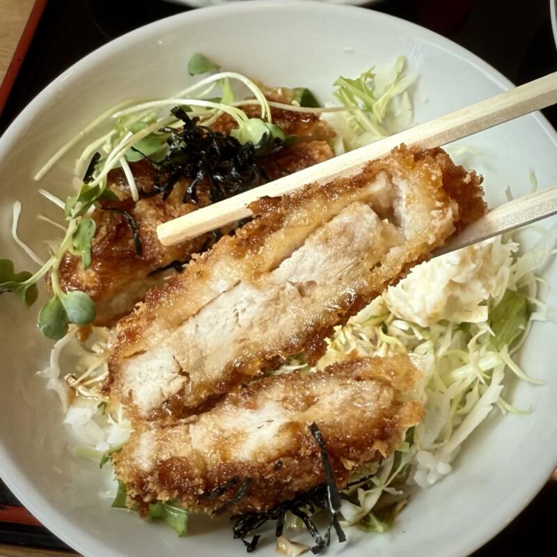 味の駅 秋田県仙北郡美郷町六郷 おまかせ定食 冷やし中華 ミニソースかつ丼 漬物 デザート