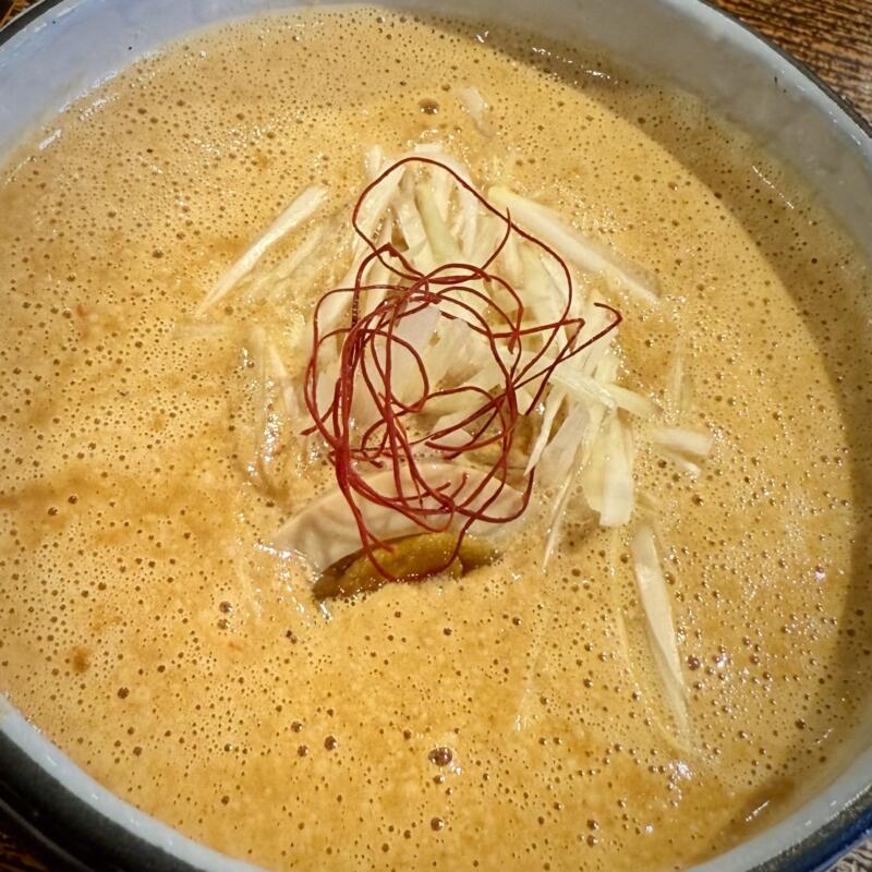 和風とんこつ たまる屋 女池インター店 新潟県新潟市中央区鳥屋野 ラー油水担々つけ麺 具