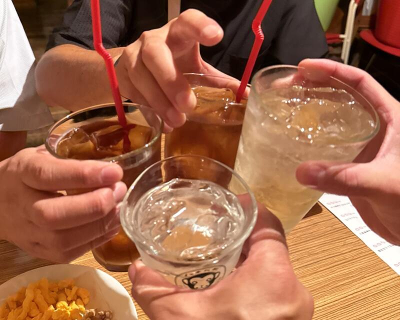 BAR JAH バー ジャー 秋田県秋田市大町 川反 かわばた 泡盛ロック 乾杯