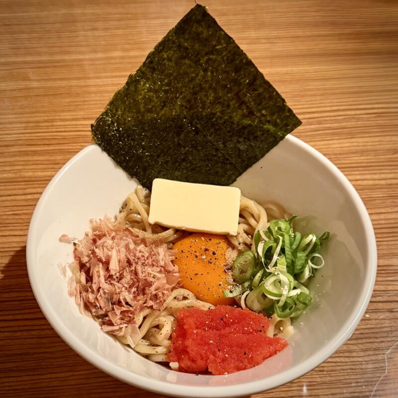 BAR JAH バー ジャー 秋田県秋田市大町 川反 かわばた 釜玉明太バター麺 汁なしラーメン