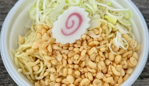 美郷食堂＠秋田県仙北郡美郷町飯詰にて冷やし美郷たぬ中をオーダー！プールパークみさとに合わせて出店したキッチリカーでご当地麺の冷たいバージョンを実食♪