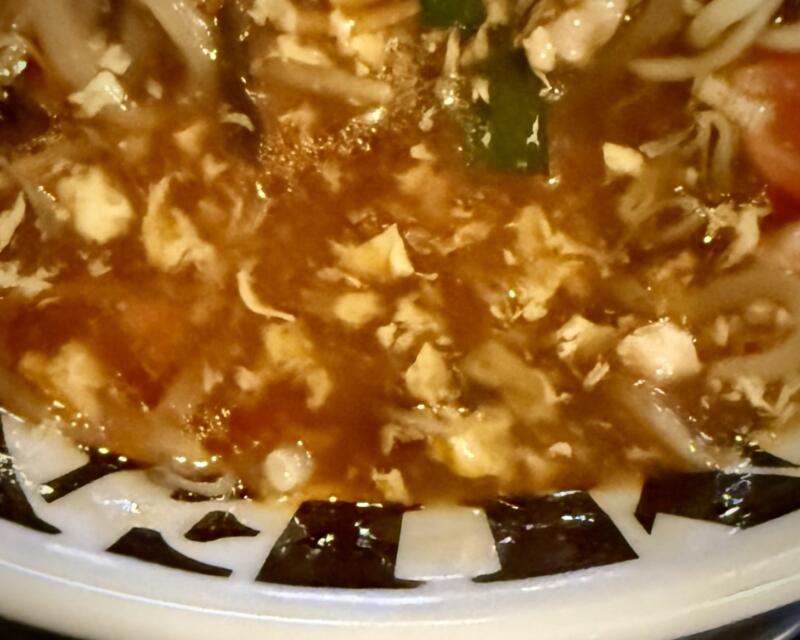 我流酸辣湯麺 拉麺勇気 らーめんゆうき 宮城県仙台市若林区若林 トマト酸辣湯麺 とまとスーラータンメン スープ