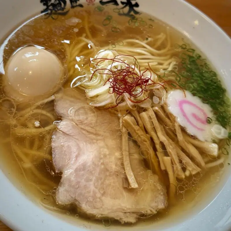 麺匠 一丞 いちじょう 宮城県仙台市太白区郡山 塩らーめん 鰆 サワラ 塩ラーメン 具