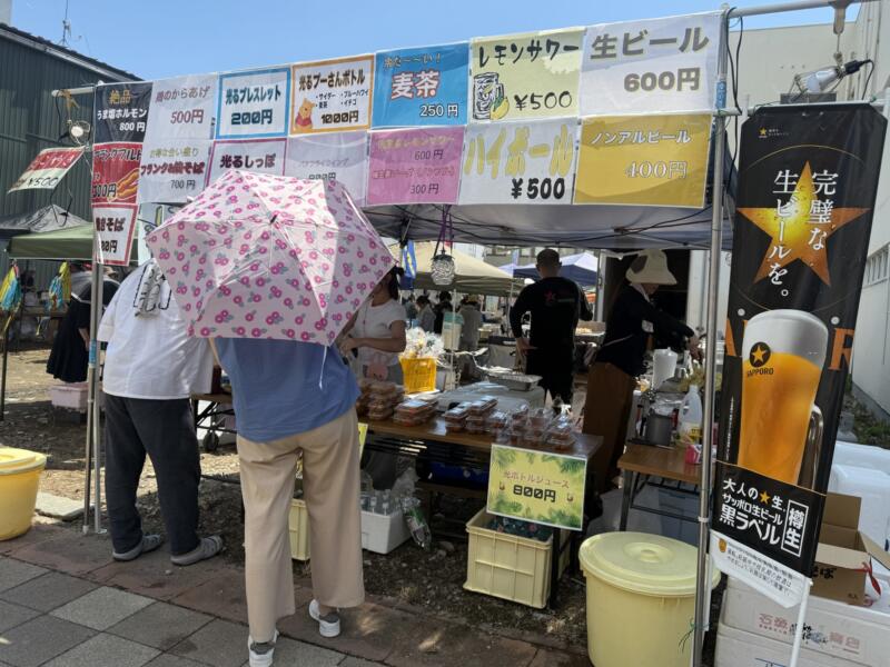 宮城県石巻市 石巻川開き祭り 麺屋 丸宮 出店 外観