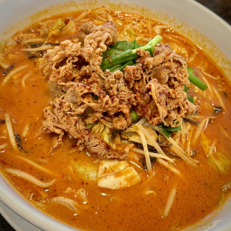 ファミリーレストラン デリシャス 宮城県石巻市蛇田 激辛カルビみそらーめん 辛味噌ラーメン 具