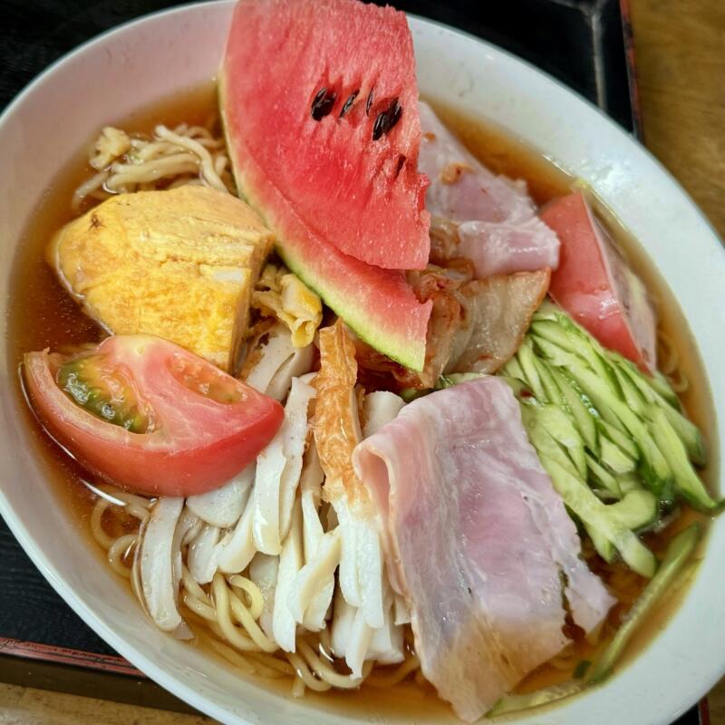 御食事処 大さと おおさと 秋田県湯沢市山田 隠れオモウマい店 冷し中華 具