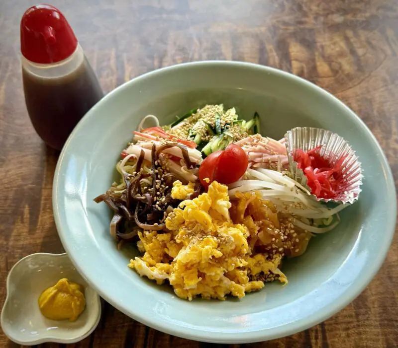 御食事処 かつれつ庵 秋田県能代市中柳 夏期限定 冷し中華 冷やし中華