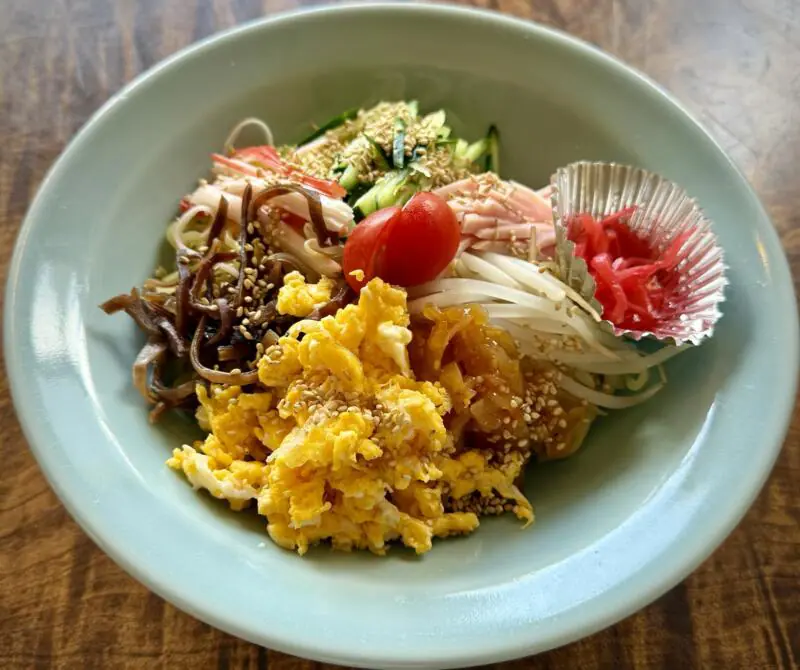 御食事処 かつれつ庵 秋田県能代市中柳 夏期限定 冷し中華 冷やし中華