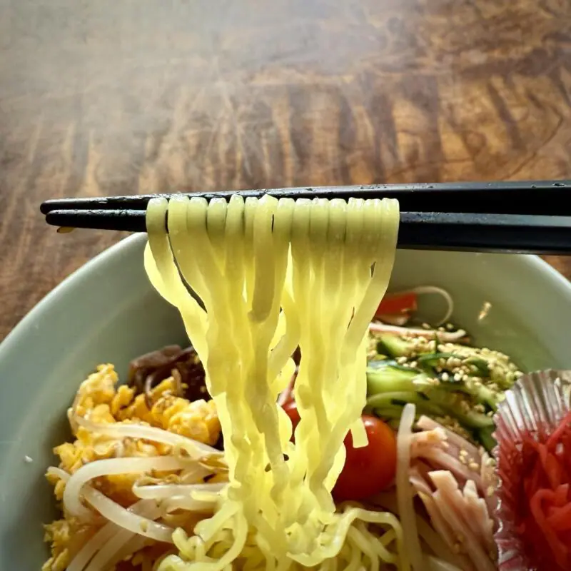 御食事処 かつれつ庵 秋田県能代市中柳 夏期限定 冷し中華 冷やし中華 麺