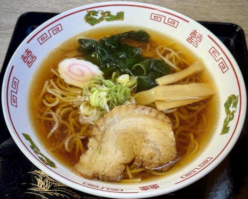 森の駅食堂 秋田県仙北市田沢湖卒田 醤油ラーメン