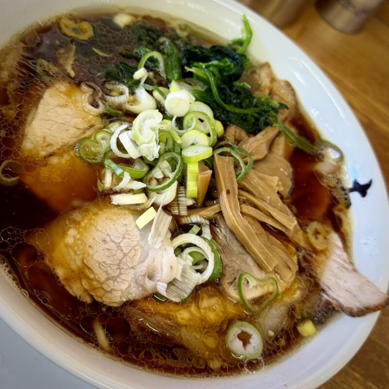 らーめんの土佐屋 本店 新潟県魚沼市和長島 ラーメン 新潟ご当地 長岡生姜醤油ラーメン 具