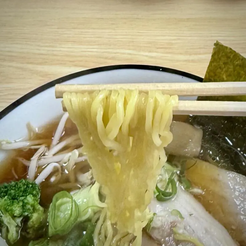 中国四川料理 仁 じん 山形県酒田市浜田 仁ラーメン 醤油ラーメン 麺