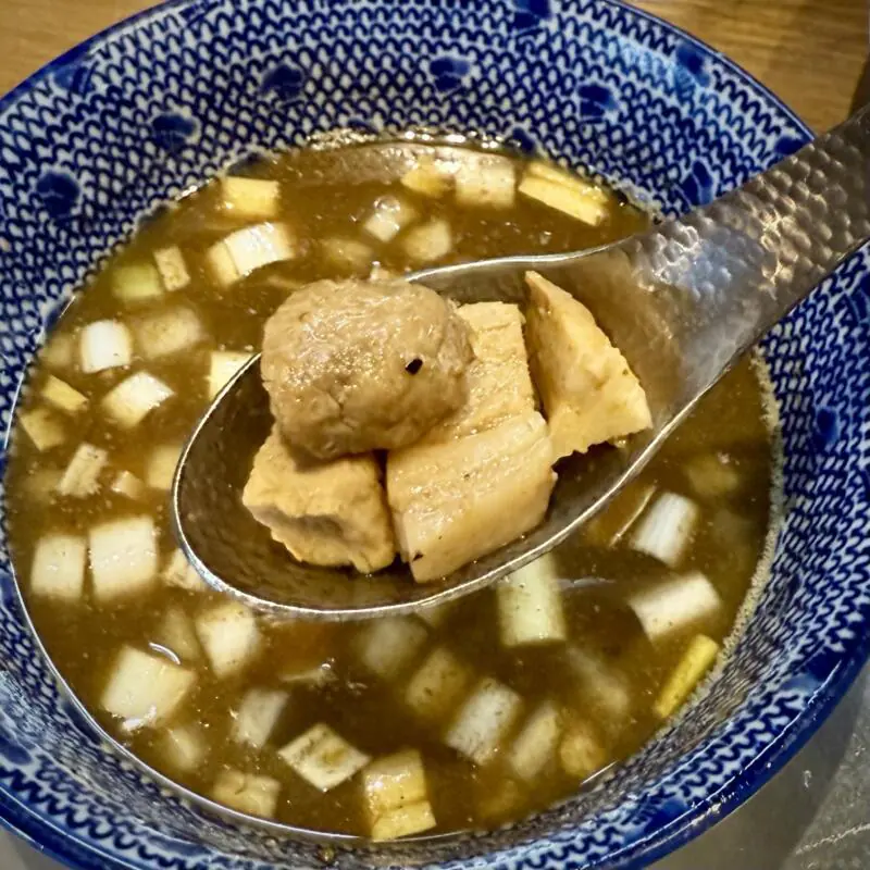 中華そば ひらこ屋 㐂ぼし きぼし 青森県青森市青葉 つけそば つけ麺 具