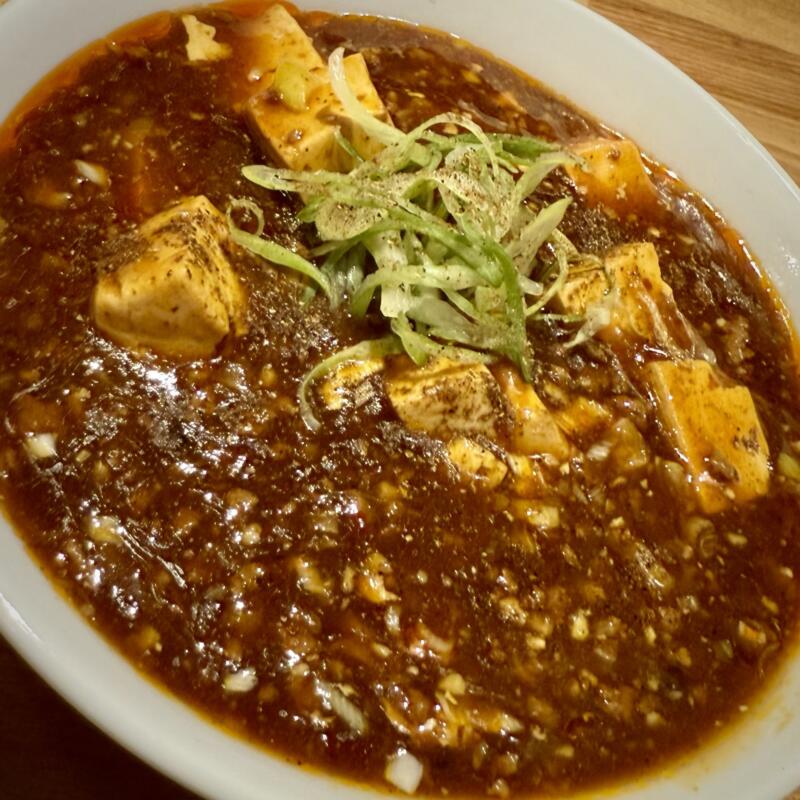 かない食堂 秋田県南秋田郡五城目町上町 麻婆麺 麻婆豆腐 マーボーラーメン 具