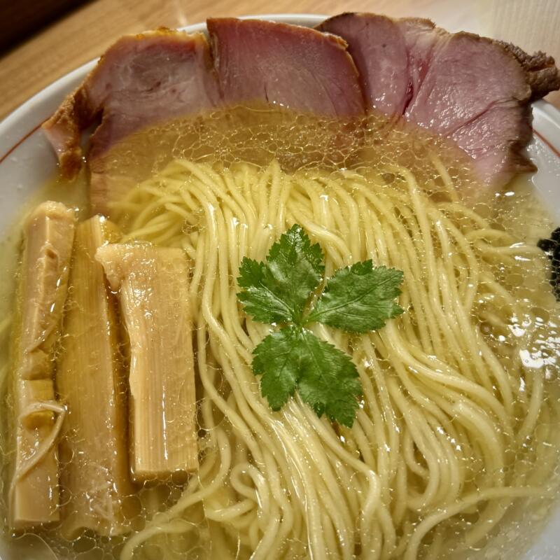 らーめん 健心 けんしん 山形県山形市中野目 鶏しおらーめん 塩ラーメン 具
