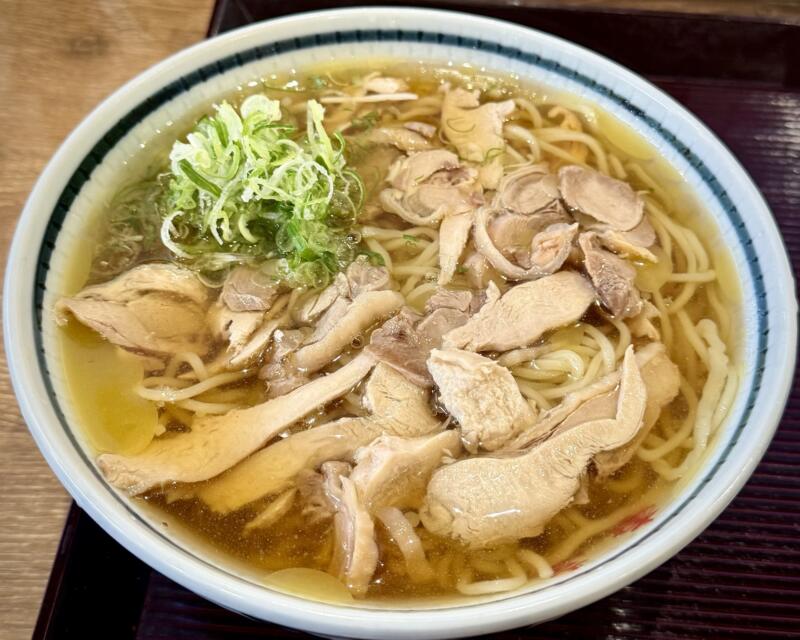 そば処 東亭 ひがしてい 山形県東根市さくらんぼ駅前 げそ天肉中華 冷たい肉中華 冷やしラーメン