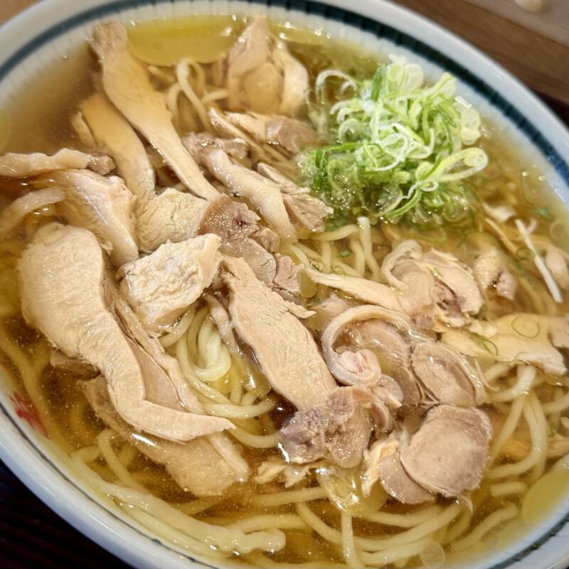 そば処 東亭 ひがしてい 山形県東根市さくらんぼ駅前 げそ天肉中華 冷たい肉中華 冷やしラーメン 具
