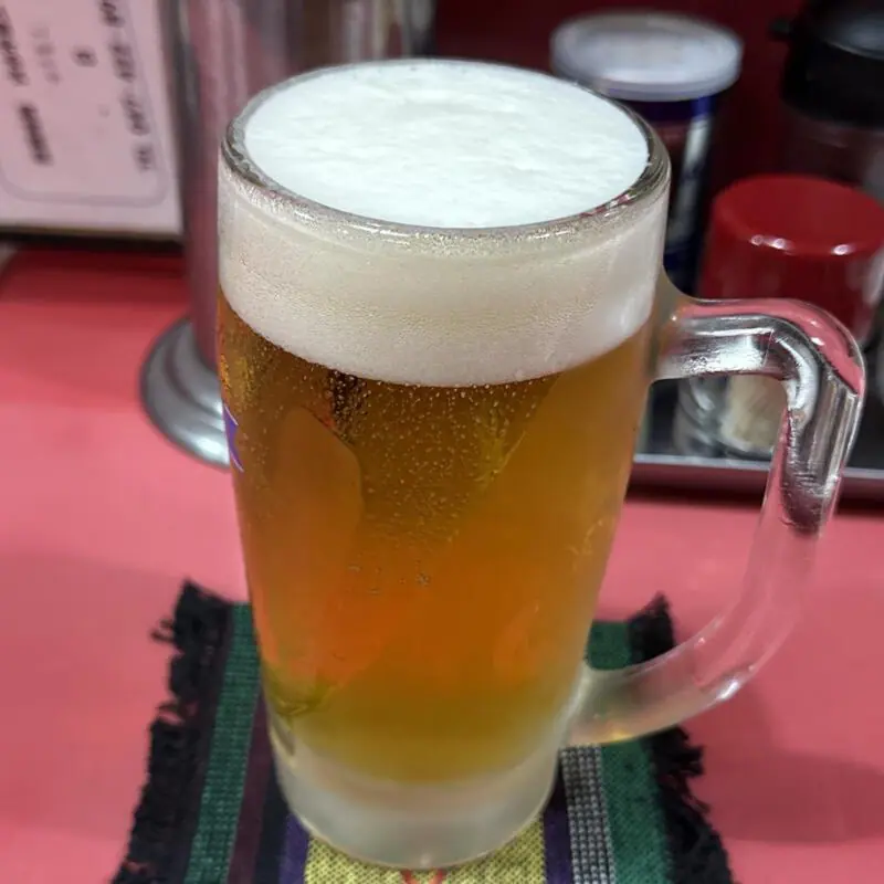 中華料理 大輦 御殿通店 だいれん ごてんどおりてん 千葉県船橋市本町 京成船橋 らーめん 醤油ラーメン 生ビール