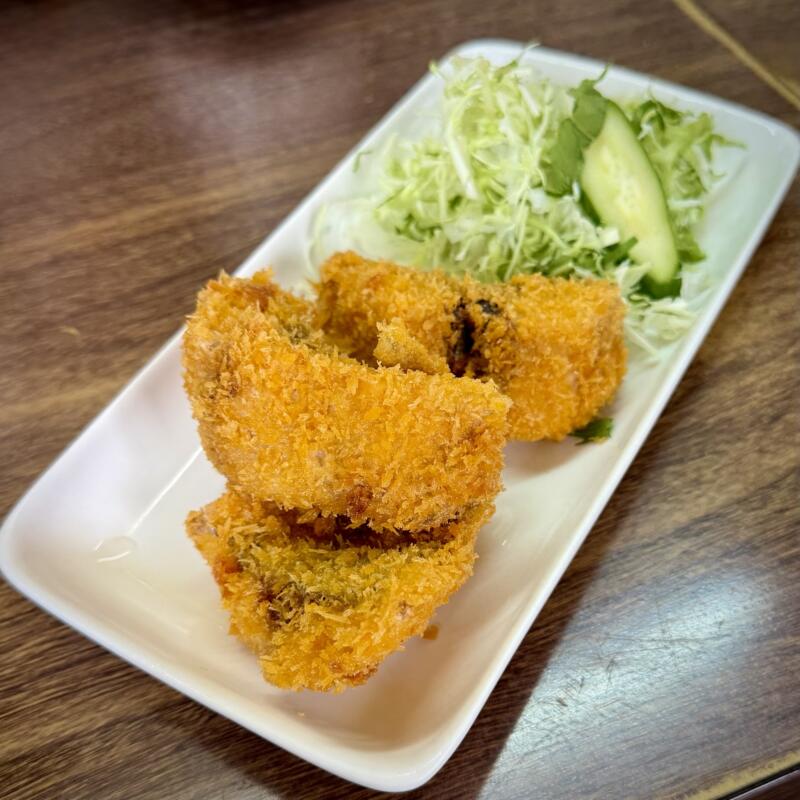 さすけ食堂 艶ちゃんのさすけ食堂 千葉県富津市金谷 浜金谷駅 カジメ半フライ 金のアジ 黄金アジ アジフライ