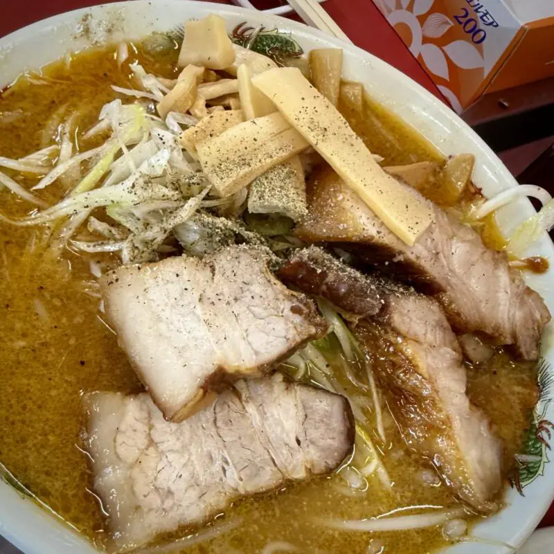 君津餃子大ちゃんらーめん 大ちゃんラーメン ご当地 君津豚骨 君津とんこつ 千葉県君津市常代  みそ 味噌ラーメン 具