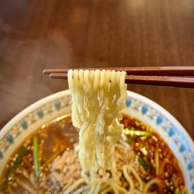 酒茶房如意 さけちゃぼうにょい 山形県酒田市大宮町 台湾ラーメン 辛さ2倍 麺