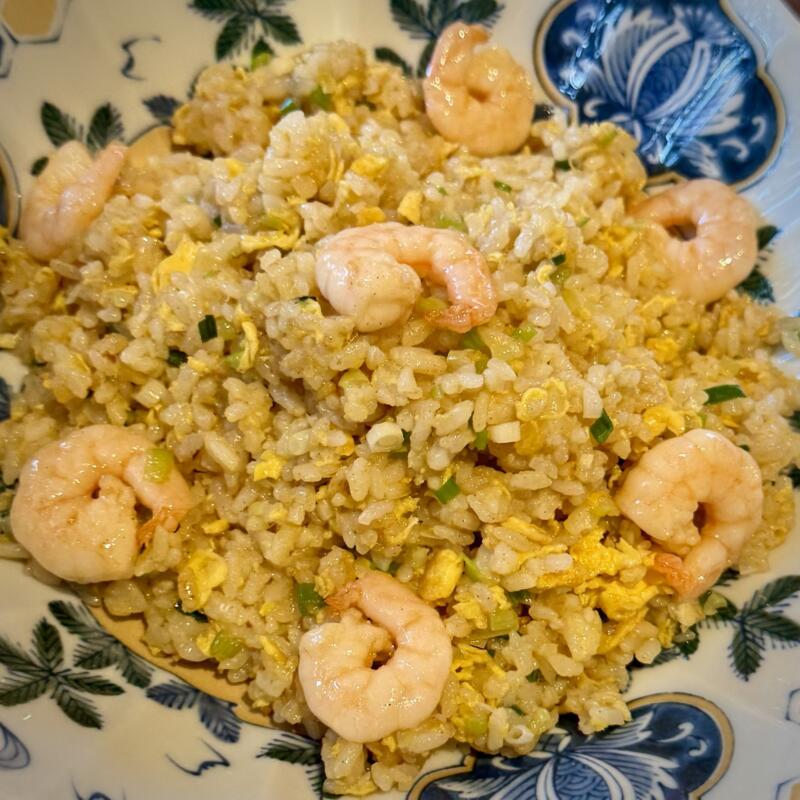 酒茶房如意 さけちゃぼうにょい 山形県酒田市大宮町 海老炒飯 エビチャーハン 中華スープ付き