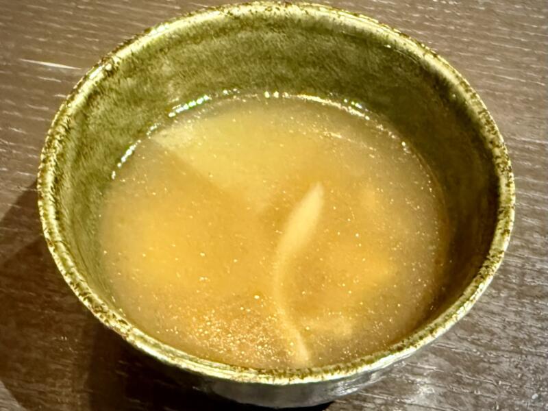 旬とスパイスのお店 星みや 秋田県秋田市大町 お通し スープ