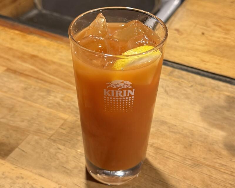 ほるもん猿 秋田県秋田市中通り 秋田駅前 焼酎トマト割り