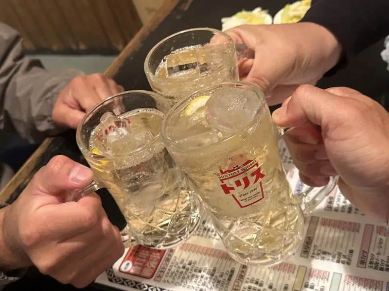 トリス軒 秋田県秋田市中通 秋田駅前 ハイボール 乾杯